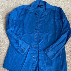 Apt. 9 Vibrant Blue Collared Shirt